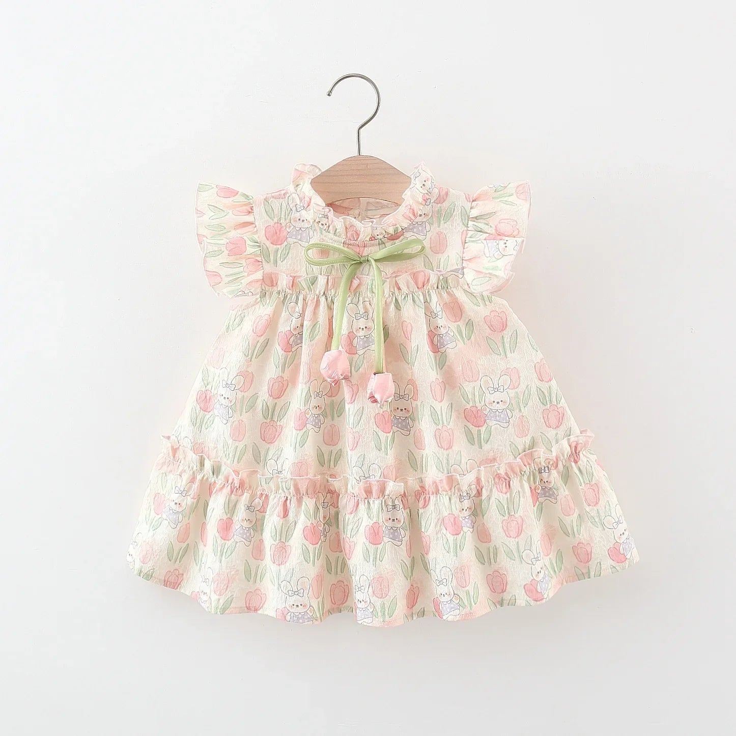 Summer Hardwear Girl Dress Tulip Cartoon