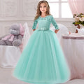 Baby Princess Dress Girl Party Ball Gown Wedding Lace Dresses Kids Christmas Bridesmaid Costume Birthday Party Dress 4-14 year