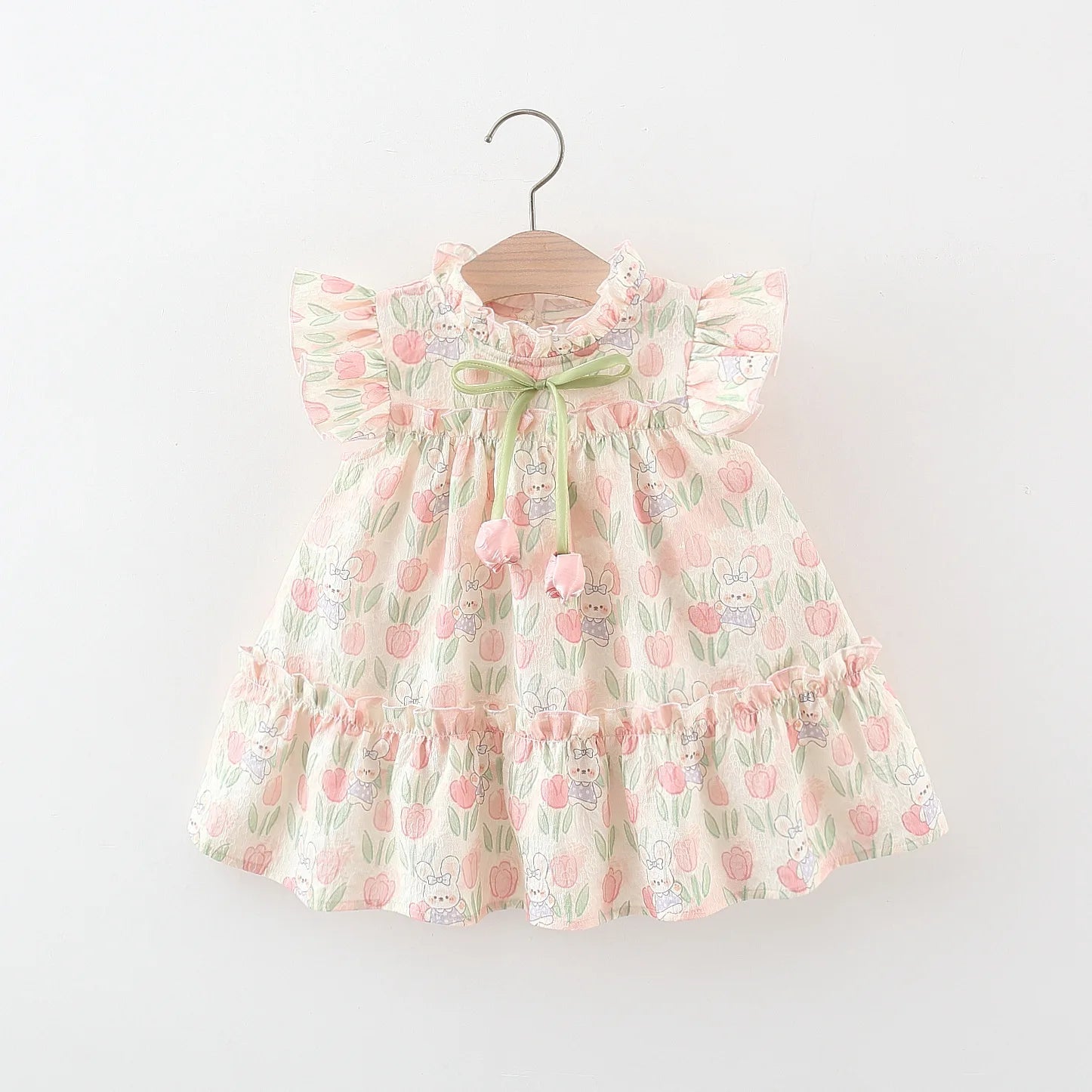 Summer Hardwear Girl Dress Tulip Cartoon