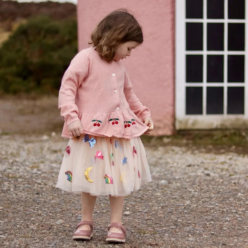 2025 New KS Summer Baby Girls Princess Dress Kids Clothes Girl Mesh Sequins Dresses Children's Clothing Skirts Party Vestidos